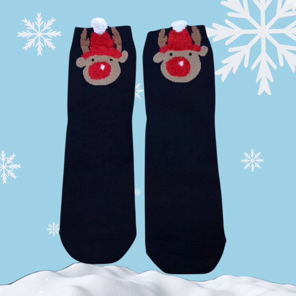 Rudolph The Red Nose Reindeer Christmas Socks